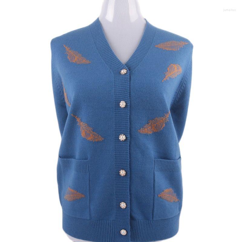 Women's Knits Middle-Aged Elderly Women's Sweaters Cashmere Cardigan V-Neck Loose Sweater Knitted Jacket For Spring Autumn 2022, Red
Women's Knits Middle-Aged Elderly Women's Sweaters Cashmere Cardigan V-Neck Loose Sweater Knitted Jacket For Spring Autumn 2022, Red