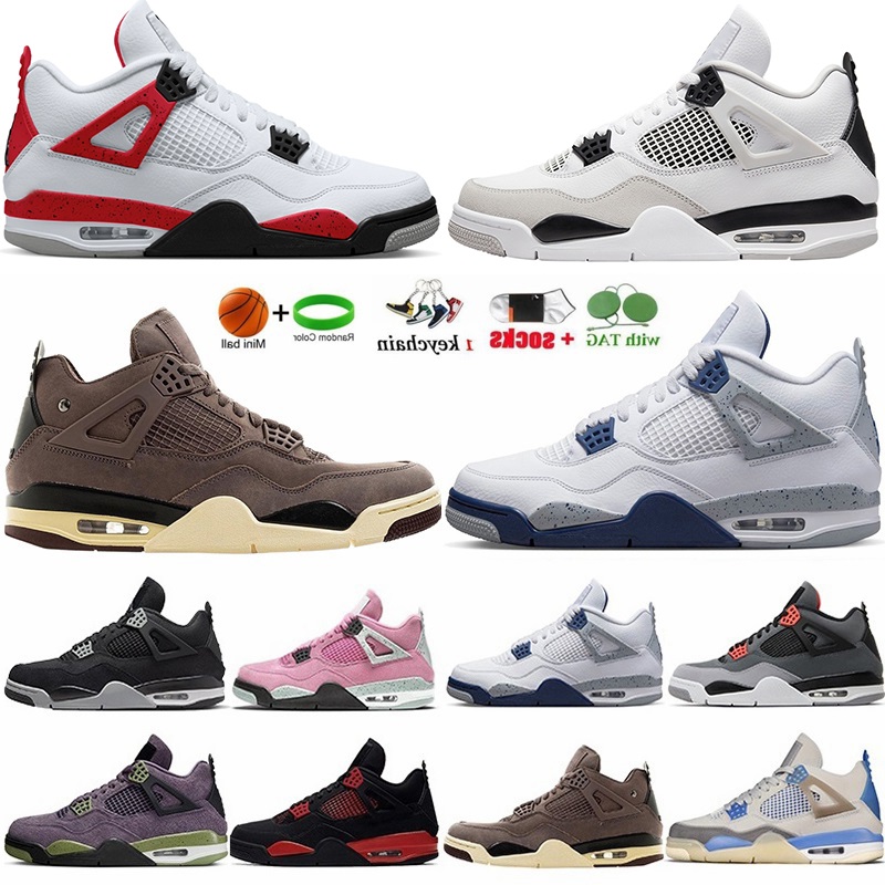 Red Cement 4 Basketball Shoes 4S Military Black Infrared Midnight Navy Seafoam Violet Ore Canyou Purple Chrome Oreo Men Women Designer Sneaker j4 Trainers, 26
Red Cement 4 Basketball Shoes 4S Military Black Infrared Midnight Navy Seafoam Violet Ore Canyou Purple Chrome Oreo Men Women Designer Sneaker j4 Trainers, 26