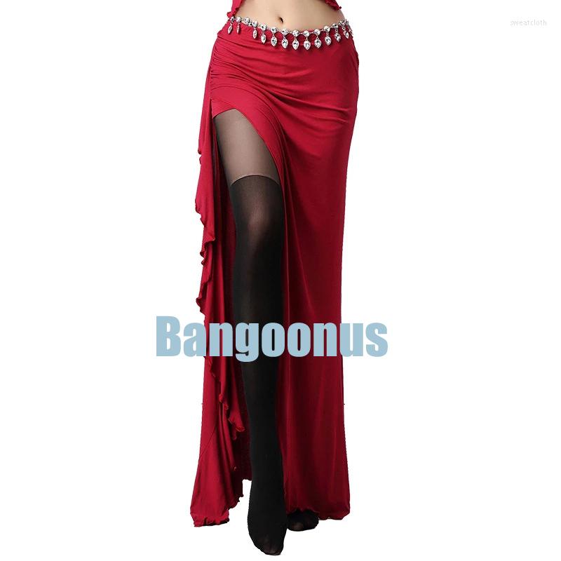 Stage Wear Belly Dance Practice Clothes For Beginners Modal Cloth Sexy Split Long Skirt Adult Female Bottoms Black Yellow XL, Rose no belt
Stage Wear Belly Dance Practice Clothes For Beginners Modal Cloth Sexy Split Long Skirt Adult Female Bottoms Black Yellow XL, Rose no belt