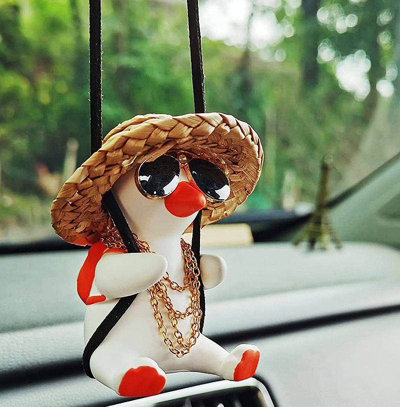Rear view mirror suspension accessories Swing duck car accessorie Cute for teenagers auto rear suspensions Cool A
Rear view mirror suspension accessories Swing duck car accessorie Cute for teenagers auto rear suspensions Cool A