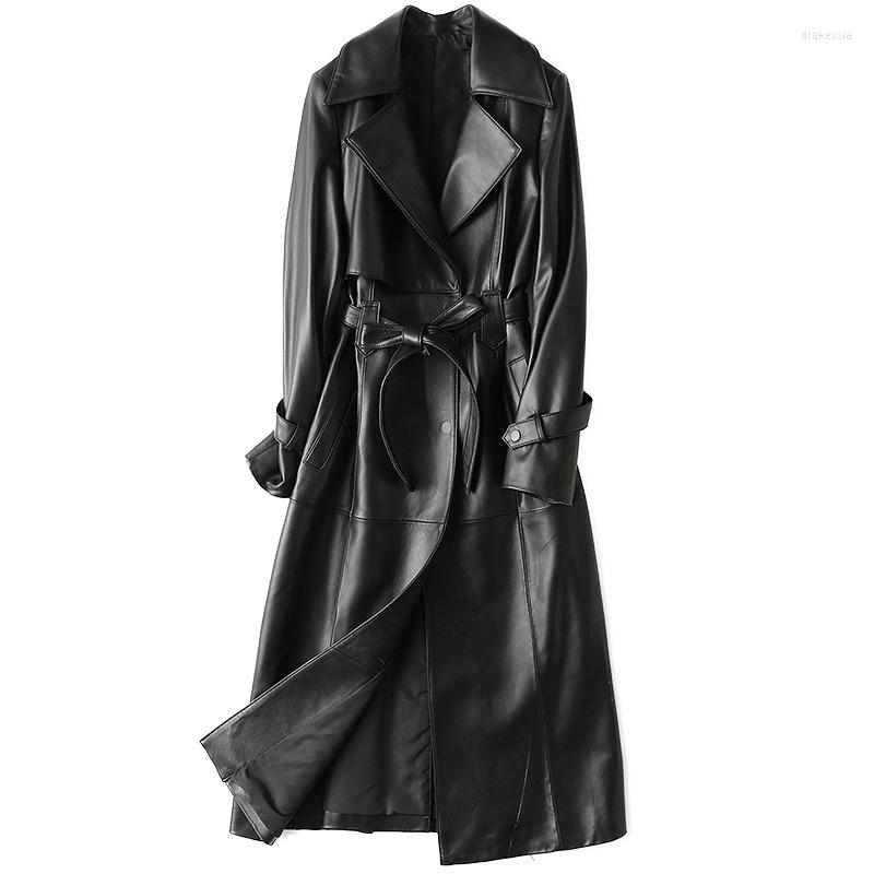 Women's Leather Women's Real Jacket Long Sheepskin Coat Spring Autumn Windbreaker Women HQ12-ZJF2921A, Black
Women's Leather Women's Real Jacket Long Sheepskin Coat Spring Autumn Windbreaker Women HQ12-ZJF2921A, Black