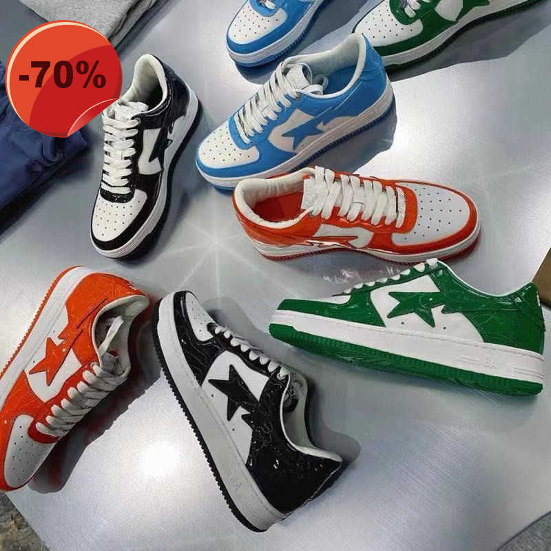 LOW shoesBapesta Bapestas Baped Sta Casual Shoes Sk8 Low Men Women Black White Pastel Green Blue Suede Pink Mens Womens Trainers Outdoor Sports, Ocean blue
LOW shoesBapesta Bapestas Baped Sta Casual Shoes Sk8 Low Men Women Black White Pastel Green Blue Suede Pink Mens Womens Trainers Outdoor Sports, Ocean blue
