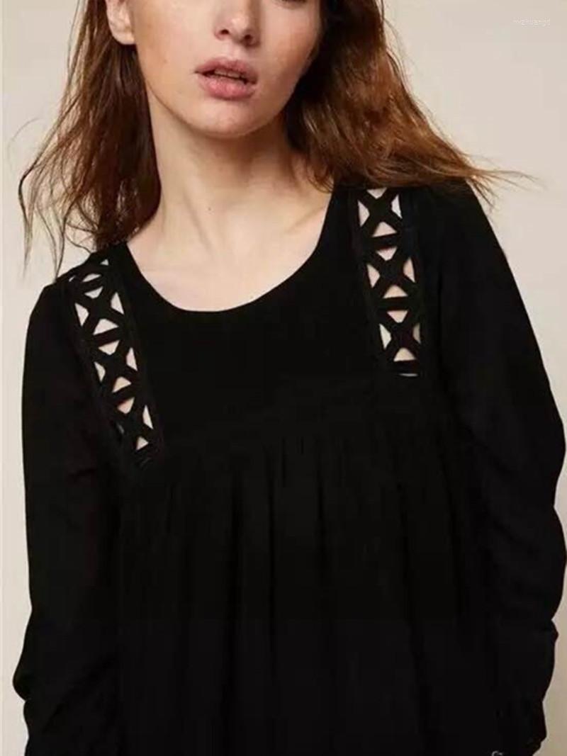 Women's Blouses Women Hand Woven Embroidery Hollow Out Shirt 2022 Summer Long Sleeve O-Neck Versatile Casual Elegant Loose Blouse 3 Colors, White
Women's Blouses Women Hand Woven Embroidery Hollow Out Shirt 2022 Summer Long Sleeve O-Neck Versatile Casual Elegant Loose Blouse 3 Colors, White