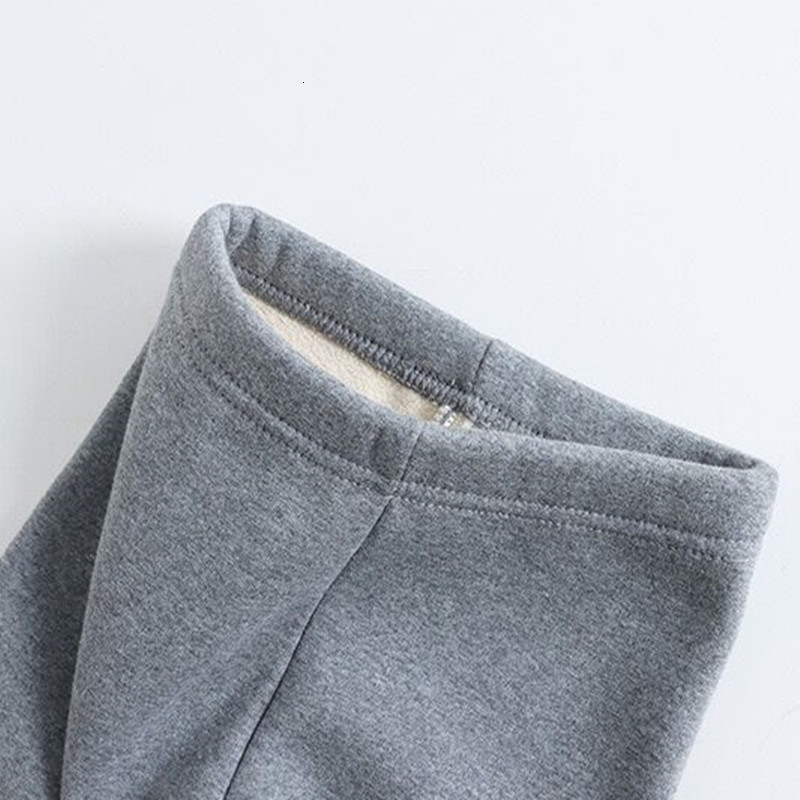 Leggings Tights Girls Winter Pants Children Thick Plus Velvet Warm Trousers with Fleece Elastic Waist 221203