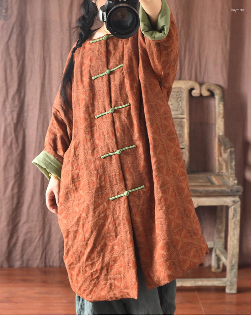 Women's Down Bohemian Ethnic Style Cotton-padded Gown Oversize Plate Buckle Printed Linen Women Winter Warm Long Parkas Jacket, Red flower
Women's Down Bohemian Ethnic Style Cotton-padded Gown Oversize Plate Buckle Printed Linen Women Winter Warm Long Parkas Jacket, Red flower