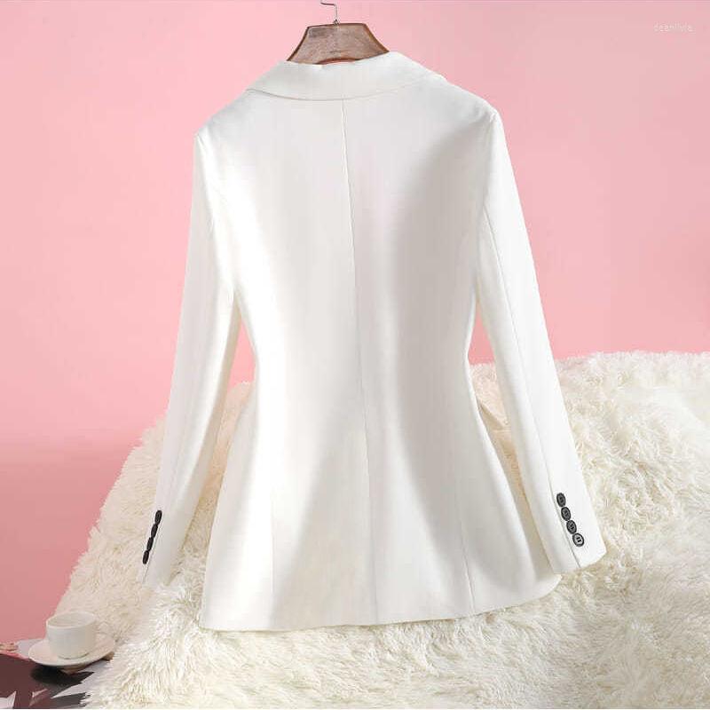 Women's Suits Drop Sense Small OL Suit Coat Women's 2022 Spring And Summer White Slim Fit One Button Minority Temperament Black Jacket
Women's Suits Drop Sense Small OL Suit Coat Women's 2022 Spring And Summer White Slim Fit One Button Minority Temperament Black Jacket