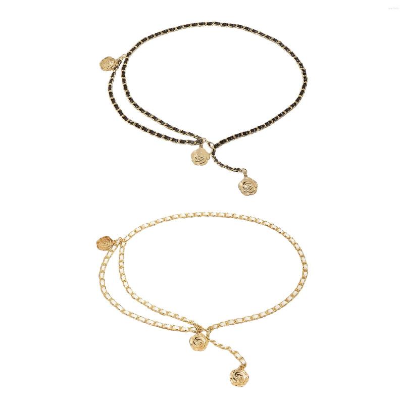 Belts Stylish Waist Chain Belt Casual Waistband Decorative Belly Dress, White
Belts Stylish Waist Chain Belt Casual Waistband Decorative Belly Dress, White