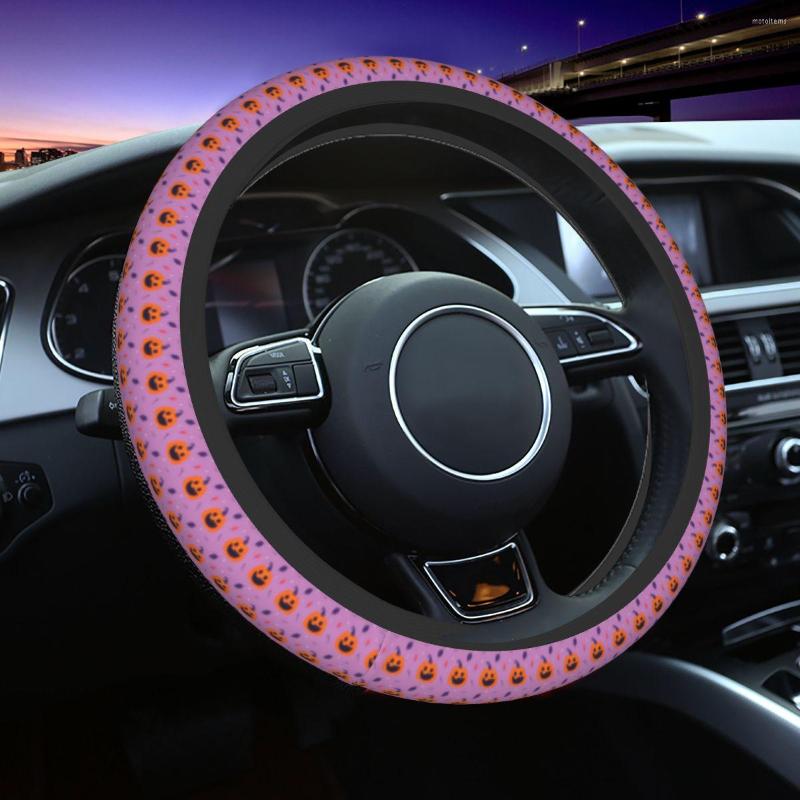 Steering Wheel Covers Funny Halloween Pumpkin Pattern Universal Cover Anti-Slip Car Protector 15 Inch Auto Accessories
Steering Wheel Covers Funny Halloween Pumpkin Pattern Universal Cover Anti-Slip Car Protector 15 Inch Auto Accessories