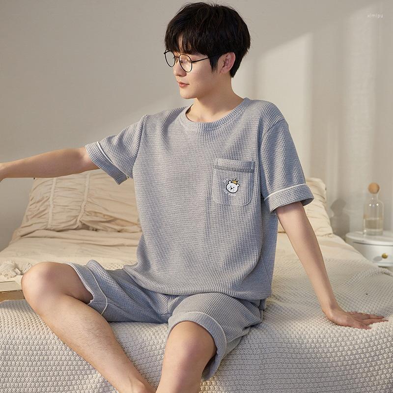 Men's Sleepwear Summer Knitted Cotton Mens Pyjamas Casual Short Tops Pants Sets Round-neck Pajamas Fashion Men Homewear, Ysm-2103men pajamas
Men's Sleepwear Summer Knitted Cotton Mens Pyjamas Casual Short Tops Pants Sets Round-neck Pajamas Fashion Men Homewear, Ysm-2103men pajamas