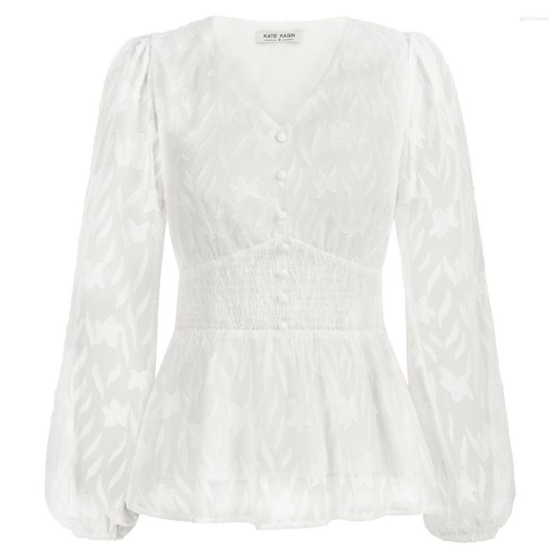 Women' Blouses KK Women Smocked Waist Blouse Female Long Sleeve V-Neck Peplum Hem Shirts Lady Beautiful Gauze Decoration Tops, Ivory
Women' Blouses KK Women Smocked Waist Blouse Female Long Sleeve V-Neck Peplum Hem Shirts Lady Beautiful Gauze Decoration Tops, Ivory