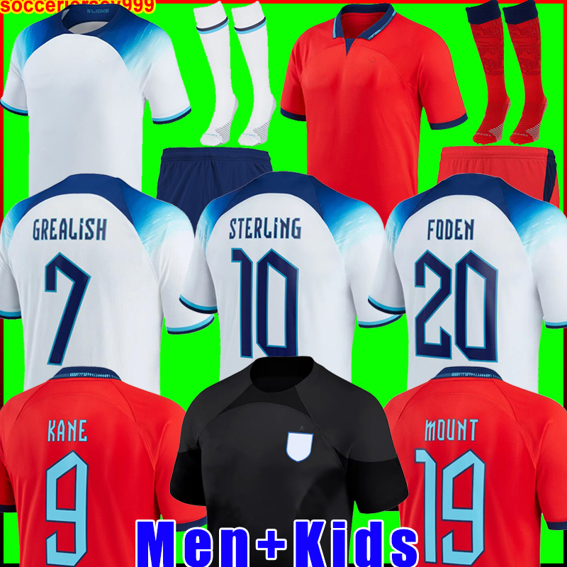KANE STERLING soccer jerseys 2022 2023 RASHFORD ENGlANDS SANCHO GREALISH MOUNT FODEN MAGUIRE world cup 22 23 national football shirt men kids kit sets uniforms topss, 2022 kids away + socks
KANE STERLING soccer jerseys 2022 2023 RASHFORD ENGlANDS SANCHO GREALISH MOUNT FODEN MAGUIRE world cup 22 23 national football shirt men kids kit sets uniforms topss, 2022 kids away + socks