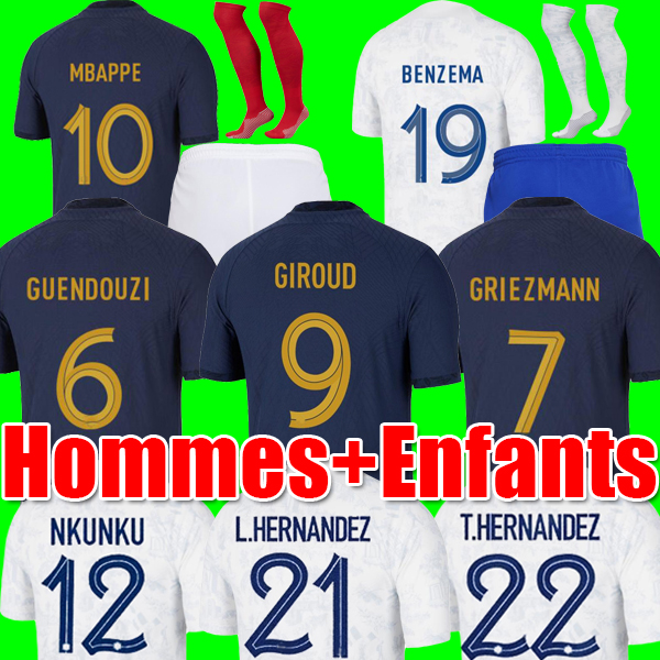 MBAPPE 2022 World Cup Soccer Jerseys Maillots de football French DEMBELE Football shirts GRIEZMANN GUENDOUZI HERNANDEZ GIROUD maillot foot kit jersey MEN kids sets, Kids away socks
MBAPPE 2022 World Cup Soccer Jerseys Maillots de football French DEMBELE Football shirts GRIEZMANN GUENDOUZI HERNANDEZ GIROUD maillot foot kit jersey MEN kids sets, Kids away socks