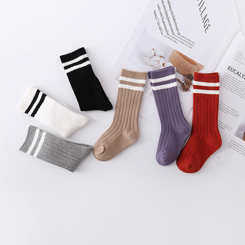Leggings Tights 5 Pairs lot Kids Boys Toddlers Girls Socks Knee High Long Soft Cotton Baby 1 12 Years for 221203