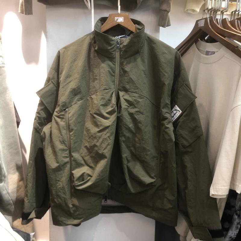 Men's Jackets FORGIVENESS Fall/Winter Cotton Zipper Multi Pocket Thin Jacket Men's And Women's Casual Trench Coat
Men's Jackets FORGIVENESS Fall/Winter Cotton Zipper Multi Pocket Thin Jacket Men's And Women's Casual Trench Coat