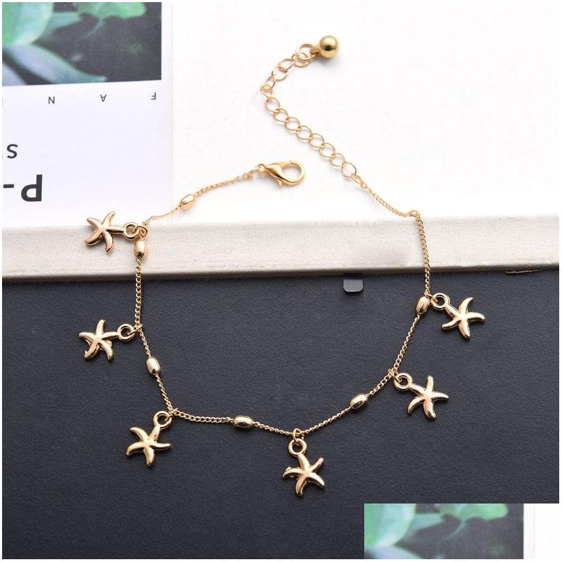 Anklets Fashion Jewelry Starfish Pendant Charms Anklet Chain Stars Ankle Bracelet Drop Delivery Dhdup
Anklets Fashion Jewelry Starfish Pendant Charms Anklet Chain Stars Ankle Bracelet Drop Delivery Dhdup
