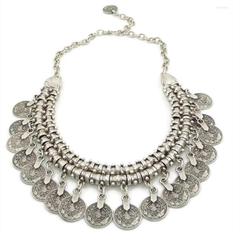 Chains 2022 Gypsy Gold And Silver Coin Necklace Boho Ladies Fashion Ethnic Party Jewelry Collar Friend Gift
Chains 2022 Gypsy Gold And Silver Coin Necklace Boho Ladies Fashion Ethnic Party Jewelry Collar Friend Gift