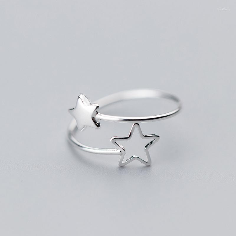 Cluster Rings MloveAcc 2022 925 Sterling Silver Fashion Women 2 Stars For Siver Ring Girls Gift
Cluster Rings MloveAcc 2022 925 Sterling Silver Fashion Women 2 Stars For Siver Ring Girls Gift