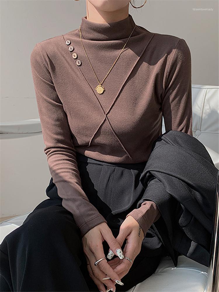Women' T Shirts Slim Velvet Women' T-Shirts 2022 Spring Autumn Long Sleeve Half Turtleneck Bottoming Minimalist Basic Tops Female, Black
Women' T Shirts Slim Velvet Women' T-Shirts 2022 Spring Autumn Long Sleeve Half Turtleneck Bottoming Minimalist Basic Tops Female, Black
