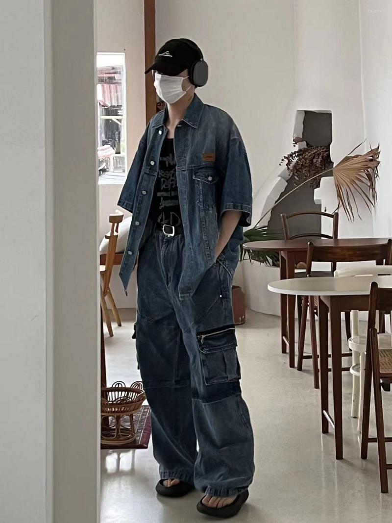 Men's Pants Loose Multi-pocket High Street Harajuku Gothic Women's Sports Retro All-match Mopping Wide-leg Trousers Ins
Men's Pants Loose Multi-pocket High Street Harajuku Gothic Women's Sports Retro All-match Mopping Wide-leg Trousers Ins