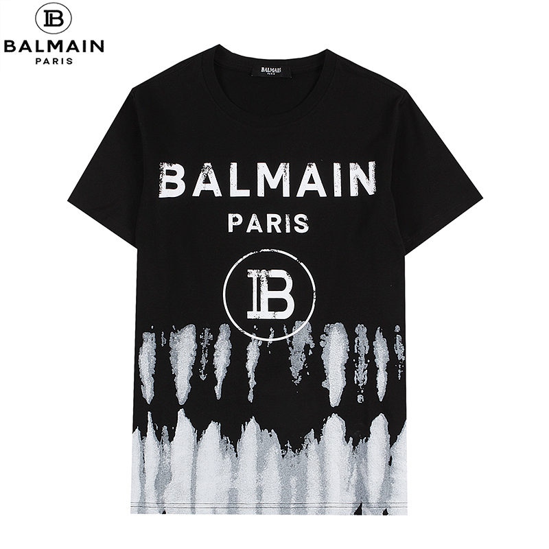 Balmain Luxury Fashion Brand Mens T shirt Gradual Ink Painting Letter Print Round Neck Short Sleeve Summer Loose T-shirt Casual Top Asian Size S-2XL, White
Balmain Luxury Fashion Brand Mens T shirt Gradual Ink Painting Letter Print Round Neck Short Sleeve Summer Loose T-shirt Casual Top Asian Size S-2XL, White