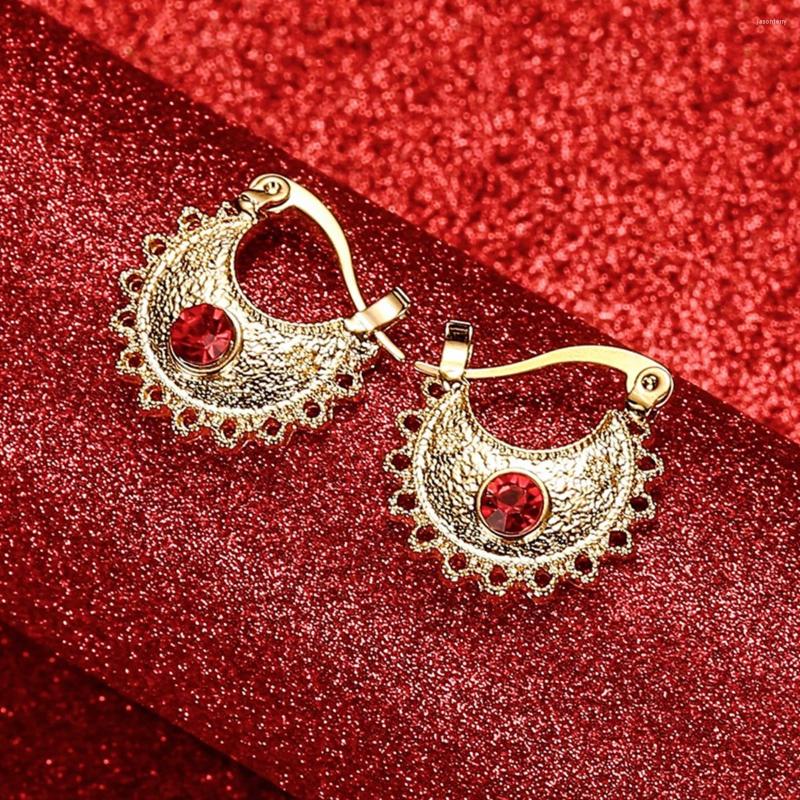 Hoop Earrings Ethiopian Fashion Jewelry Indonesia Nigeria Congo Arab Red Color Stone For Women
Hoop Earrings Ethiopian Fashion Jewelry Indonesia Nigeria Congo Arab Red Color Stone For Women