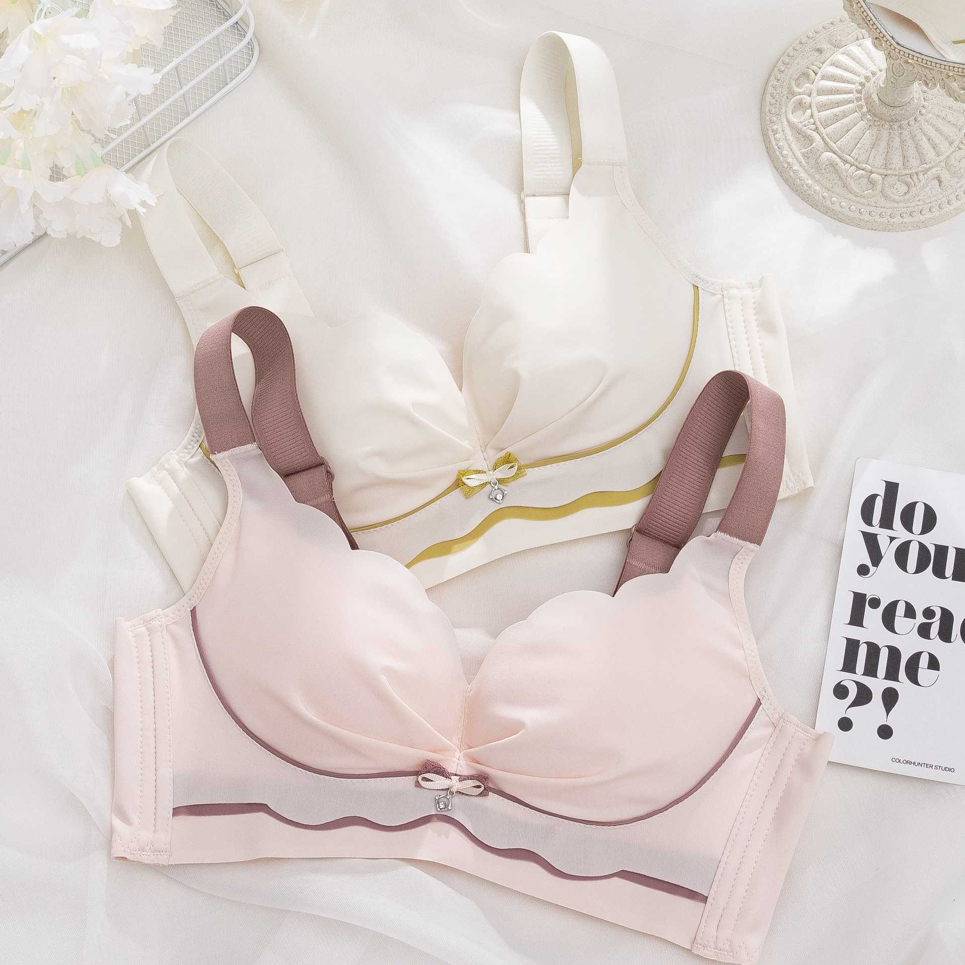 Women's Sexy Set Bras Sets Summer Lingerie Small Cht Thin Type Steel Ring No Trace Gathering Upper Support Adjustable Side Breast Closing Bra, Champagne
Women's Sexy Set Bras Sets Summer Lingerie Small Cht Thin Type Steel Ring No Trace Gathering Upper Support Adjustable Side Breast Closing Bra, Champagne