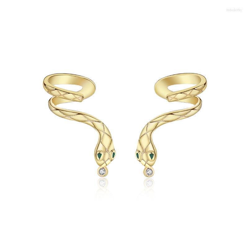 Backs Earrings Ins Fashion Zircon Snake Wrap Climber Women Jewelry 18k Gold Plated 925 Sterling Silver Animal Clip For
Backs Earrings Ins Fashion Zircon Snake Wrap Climber Women Jewelry 18k Gold Plated 925 Sterling Silver Animal Clip For