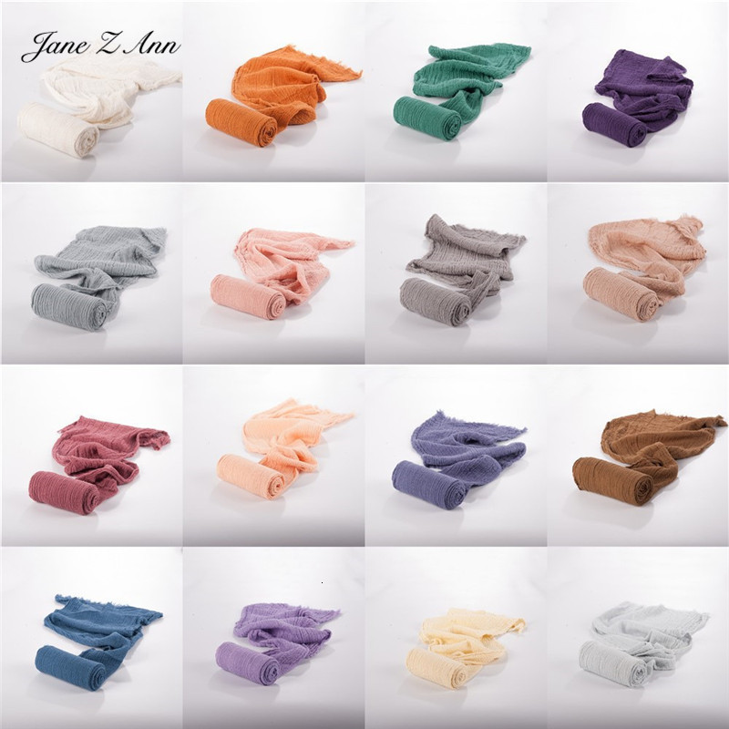 Caps Hats Jane Z Ann Baby Po Wraps Studio shooting quality Cotton Bubble Yarn Elastic Wrapping Cloth basket filler 40X180cm 221203