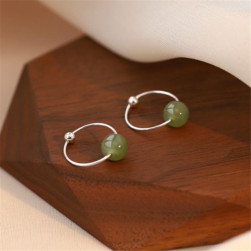 Hoop Earrings Fashion Round Bead Earring For Women Girls Party Wedding Trendy Jewelry Gift Eh324
Hoop Earrings Fashion Round Bead Earring For Women Girls Party Wedding Trendy Jewelry Gift Eh324