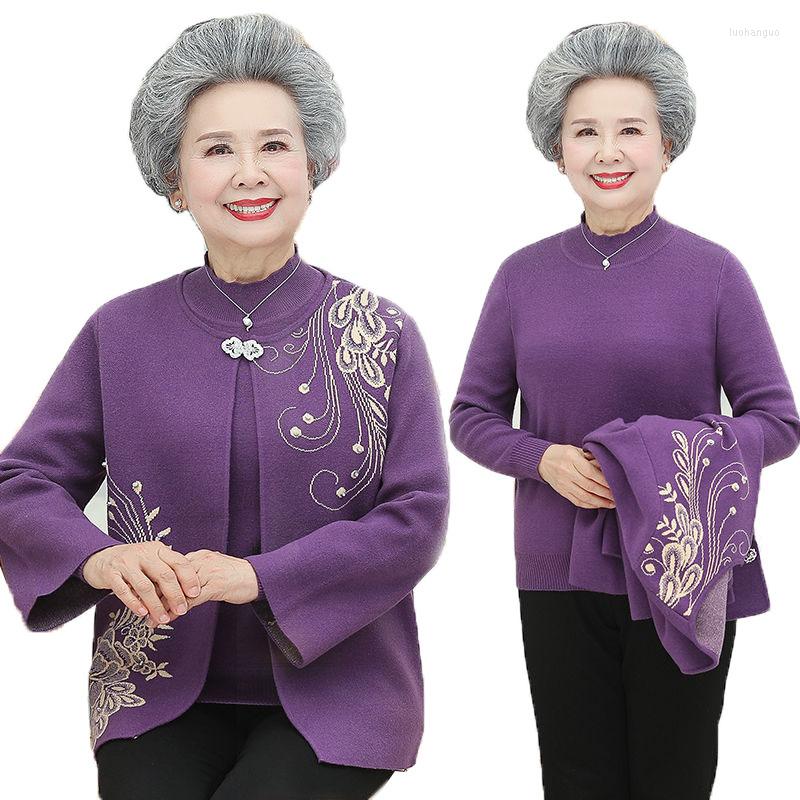 Women's Jackets Mother Spring Autumn Suits Outerwear Tops Grandma Two-Piece Middle-Aged Elderly Elegant Women Jacket Loose Cardigan Coat, Red suit
Women's Jackets Mother Spring Autumn Suits Outerwear Tops Grandma Two-Piece Middle-Aged Elderly Elegant Women Jacket Loose Cardigan Coat, Red suit