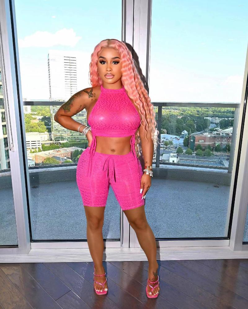 Women' Tracksuits Drawstring Sheer Mesh Short Tracksuit Women Sexy Lace Up Tank Crop Top Shorts Skinny Club Party 2 Piece Set Outfits, Pink set
Women' Tracksuits Drawstring Sheer Mesh Short Tracksuit Women Sexy Lace Up Tank Crop Top Shorts Skinny Club Party 2 Piece Set Outfits, Pink set