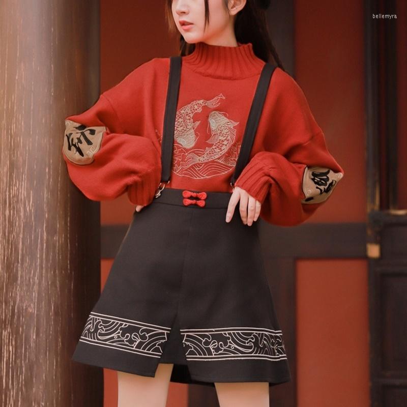 Ethnic Clothing Sweet Chinese Fashion Clothes Women Tops Knitted Asian Streetwear Tang Suit Vintage Shirt Style 11595 
Ethnic Clothing Sweet Chinese Fashion Clothes Women Tops Knitted Asian Streetwear Tang Suit Vintage Shirt Style 11595