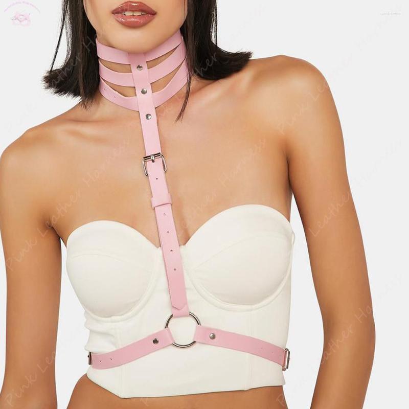 Belts Harajuku Gothic Blue PU Leather Suspenders Neck To Waist Belt Necklace Harness Women Summer Festival Clothes Jewelry Punk Pastel, Black 
Belts Harajuku Gothic Blue PU Leather Suspenders Neck To Waist Belt Necklace Harness Women Summer Festival Clothes Jewelry Punk Pastel, Black