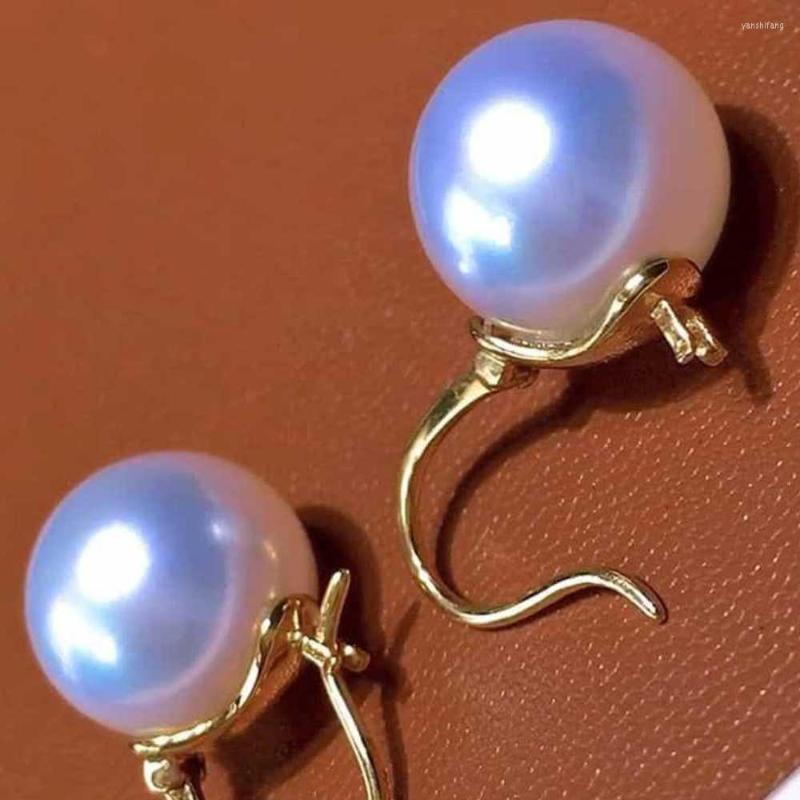 Dangle Earrings 16MM White Shell Pearl 18 K Gold Ear Hook Cultured Gift Year Fashion Beautiful Stud Jewelry Classic
Dangle Earrings 16MM White Shell Pearl 18 K Gold Ear Hook Cultured Gift Year Fashion Beautiful Stud Jewelry Classic