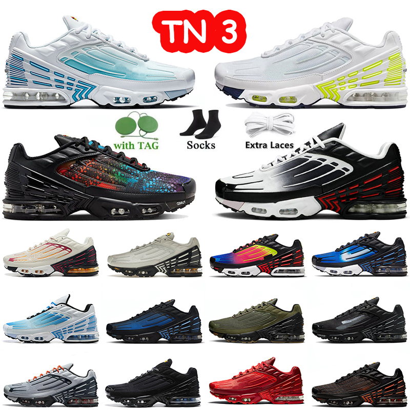 

Authentic Tuned Plus 3 Tn III Running Shoes 2023 With Socks Vapourmaxs Tn3 Olive Triple Black Bone White Volt Vaporizer Tns for Men Women Trainers Athletic Runners, A41 39-45