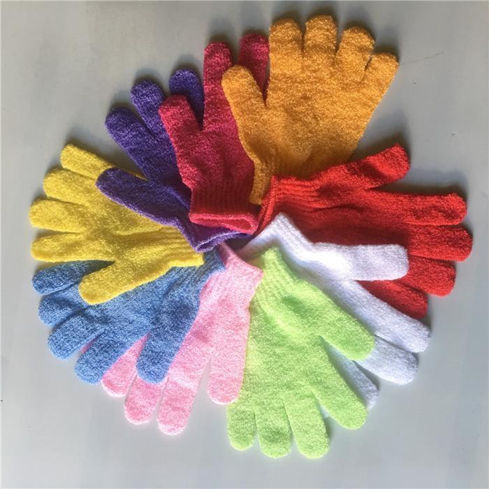 Wholesale Exfoliating Gloves Bath Brushes Shower Spa Massage Body Scrubs Dead Skin Cell Remover Solft and Suitable for Men Women FY7324 0518