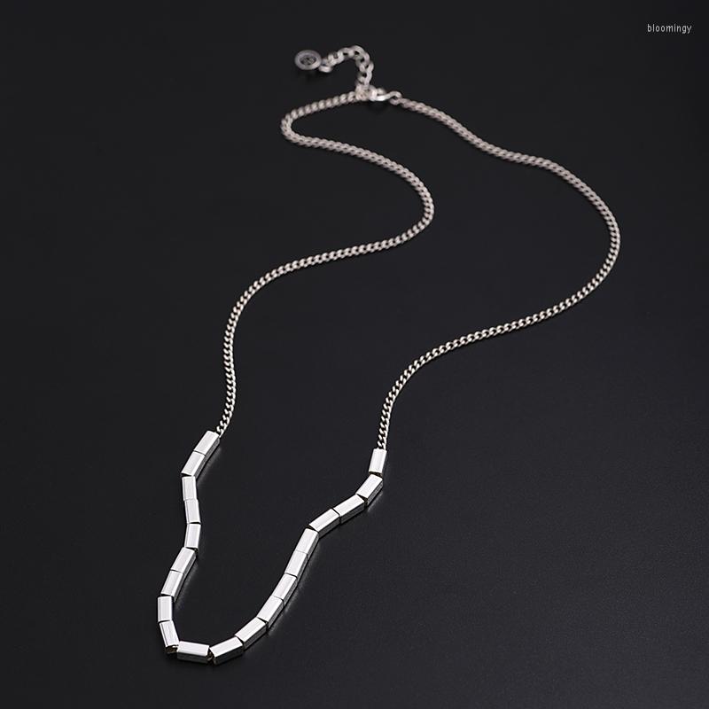 Chains ZABRA 925 Silver Geometric Square Necklace Men And Women Cuban Chain Trend Fashion Personality Hip Hop Jewelry
Chains ZABRA 925 Silver Geometric Square Necklace Men And Women Cuban Chain Trend Fashion Personality Hip Hop Jewelry