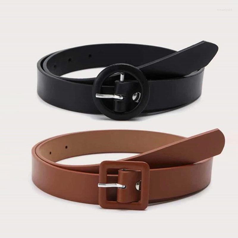 Belts Square Round Buckle Fashion All Match Belt High Quality Leather Waist Strap Lock Waistband For Pants Dress Jeans Sweater, Black
Belts Square Round Buckle Fashion All Match Belt High Quality Leather Waist Strap Lock Waistband For Pants Dress Jeans Sweater, Black
