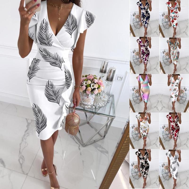 Party Dresses 2022 Summer Fashion Women' Clothing V-Neck Elegant Slim Print Pleated Ruffles Package Hip Female Dress Vestidos De Fiesta, 10
Party Dresses 2022 Summer Fashion Women' Clothing V-Neck Elegant Slim Print Pleated Ruffles Package Hip Female Dress Vestidos De Fiesta, 10