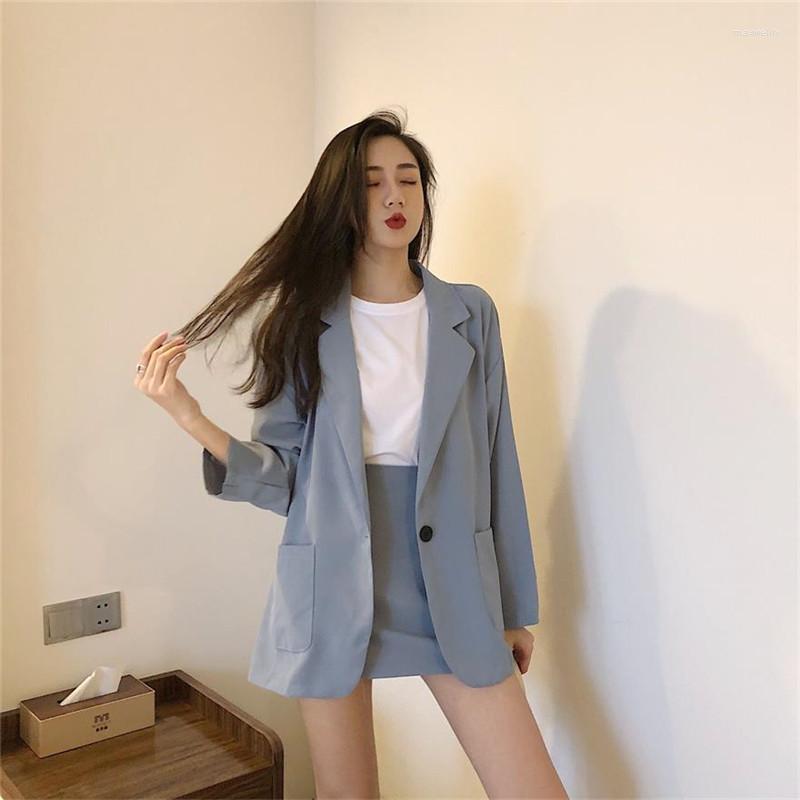 Two Piece Dress 2022 Women Fashion 2 Skirt Set Chic Elegant Blazer Solid Temperament Half-length Fall Tide Suit, Black
Two Piece Dress 2022 Women Fashion 2 Skirt Set Chic Elegant Blazer Solid Temperament Half-length Fall Tide Suit, Black