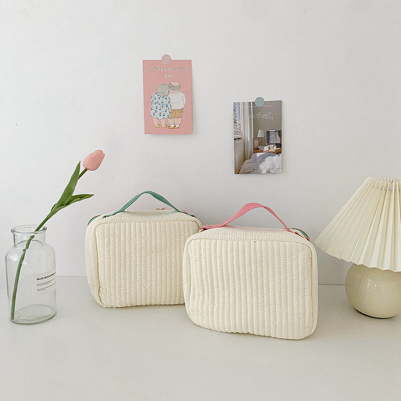 Backpacks Korea Children s Crossbody Bag Plaid Parent child Girl s Handbag Light Cotton Kids Shoulder Lunch Box 221203