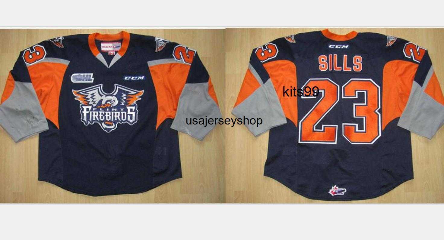 Custom Men Youth women Vintage OHL Flint Firebirds 23 Connor Sills Vintage Hockey Jersey Size S-5XL, Blue men s-xl
Custom Men Youth women Vintage OHL Flint Firebirds 23 Connor Sills Vintage Hockey Jersey Size S-5XL, Blue men s-xl