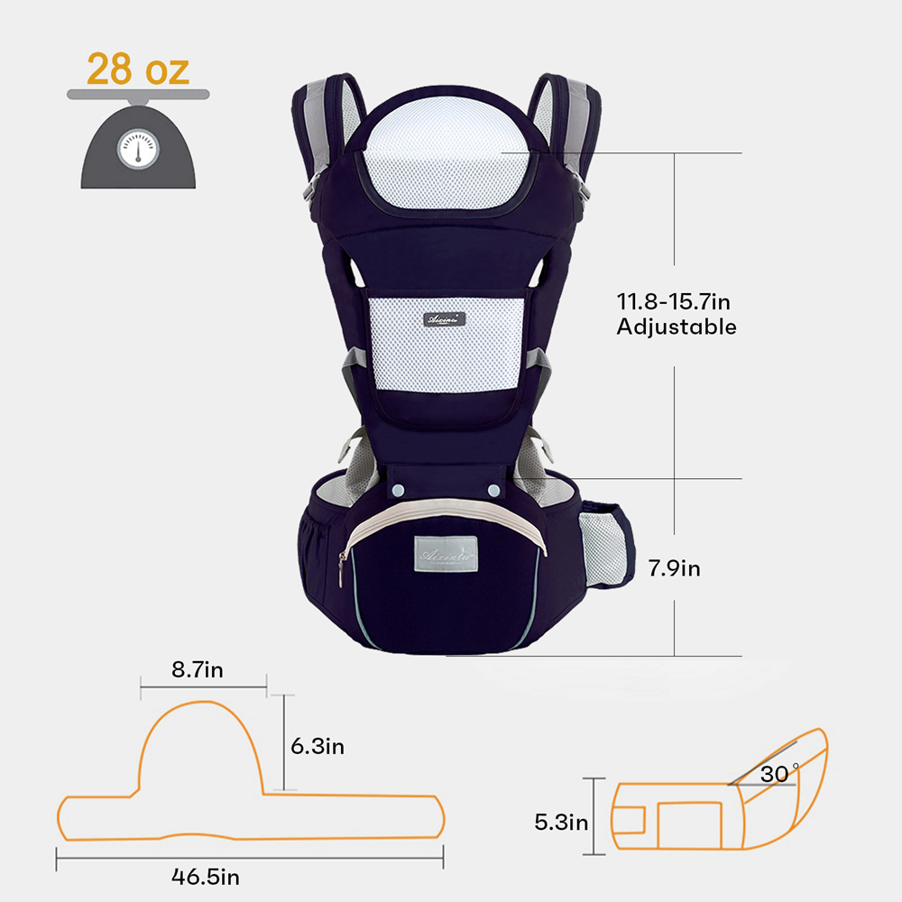 s Slings Backpacks Born Baby Ergonomic Infant Kids Backpack Hipseat Sling Kangaroo Wrap for 3 36 Months Travel Polyester Material 221203