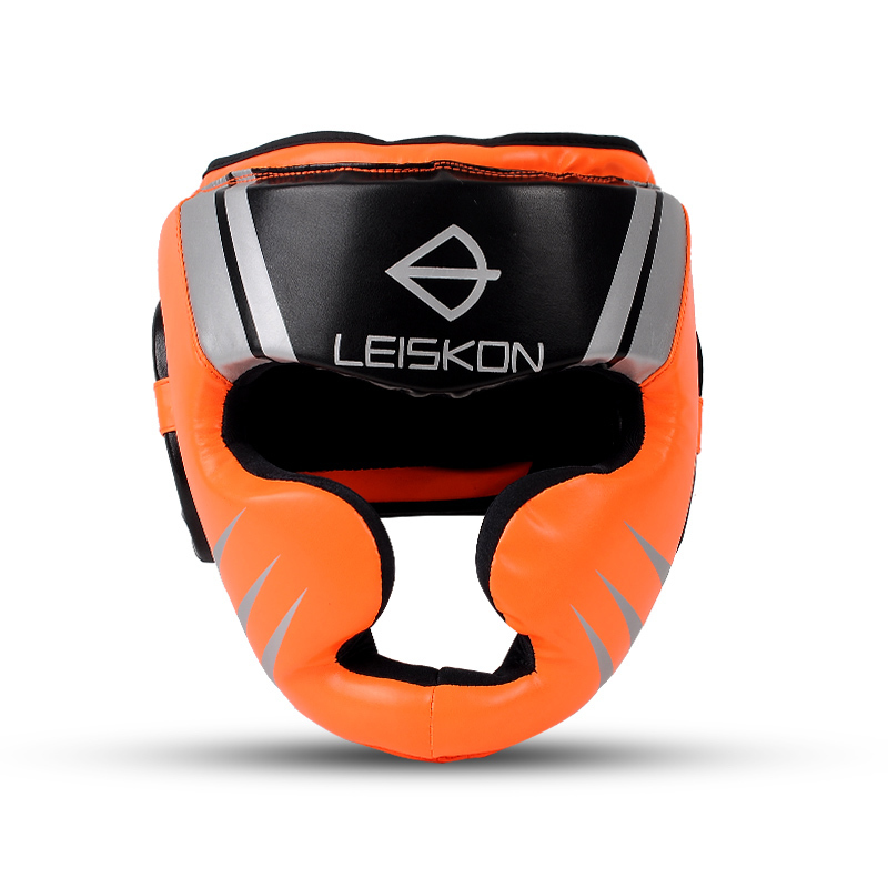 Protective Gear Full Covered Boxing Helmet Muay Thai PU Leather Training Sparring Headgear Gym Equipment Taekwondo Head Guard 221203