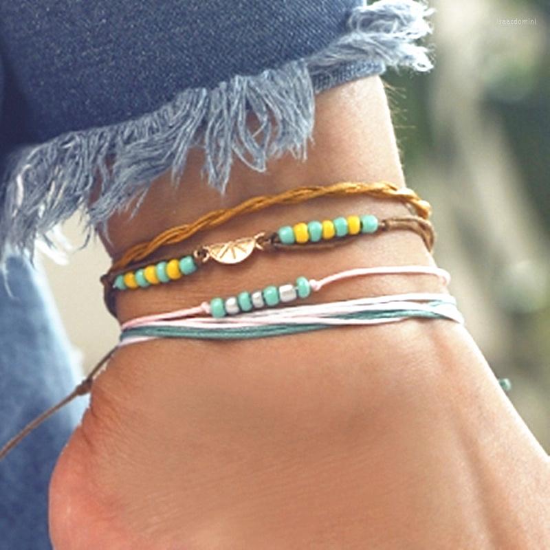 Anklets Multilayer Colorful String Beads Anklet Bracelet On Leg Summer Beach Adjustable Set Handmade Female Foot Jewelry
Anklets Multilayer Colorful String Beads Anklet Bracelet On Leg Summer Beach Adjustable Set Handmade Female Foot Jewelry
