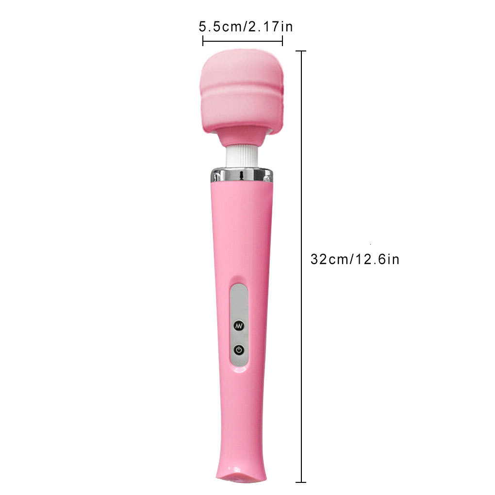 Portable Slim Equipment Electric Massager 10 Different Vibration Massage Stick Foot Head Full Body Massaging Wand for Body Relief EUUSUKAU Plug 221203