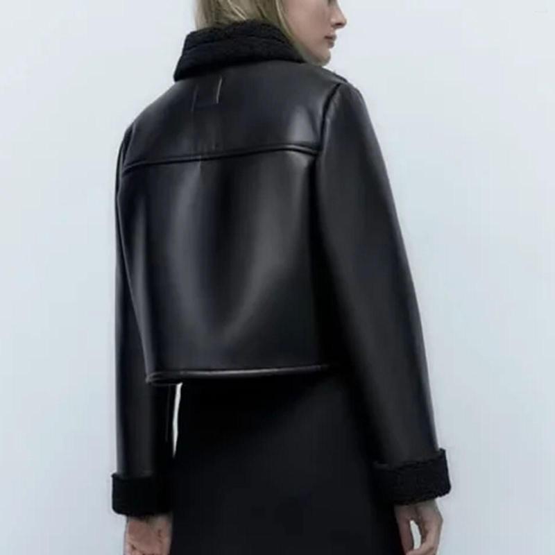 Women's Leather Custom Jacket Ladies Winter Black Double Sided Short Faux LeatherJacket
Women's Leather Custom Jacket Ladies Winter Black Double Sided Short Faux LeatherJacket