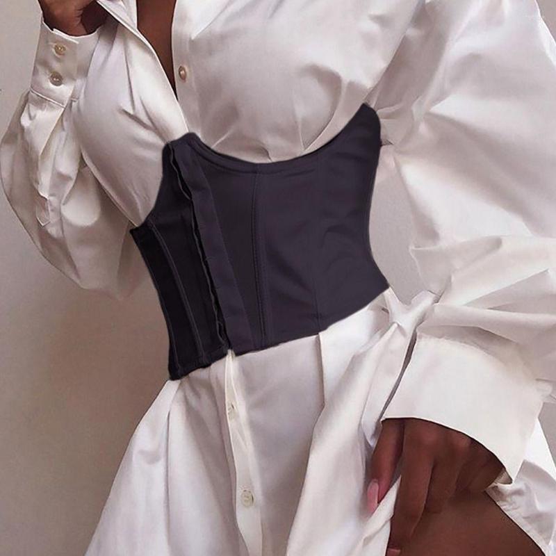Belts Women's Corset Waist Belt Solid Color Slim Fit Sexy Wide Elastic Tie Leisure Dress Jeans Band Stretch Cummerbunds, White
Belts Women's Corset Waist Belt Solid Color Slim Fit Sexy Wide Elastic Tie Leisure Dress Jeans Band Stretch Cummerbunds, White