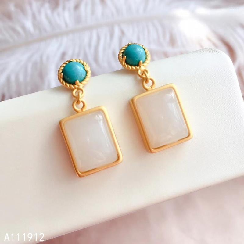 Stud Earrings KJJEAXCMY Fine Jewelry Natural White Jade 925 Sterling Silver Women Ear Studs Support Test Classic
Stud Earrings KJJEAXCMY Fine Jewelry Natural White Jade 925 Sterling Silver Women Ear Studs Support Test Classic
