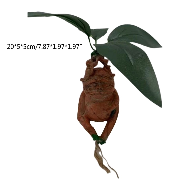 Decorative Objects Figurines Mandrake Grass Resin Statue Landscape Ornament Art Figurine Crafts for Outdoor Garden Courtyard Living Room Bedroom Gift  - view 7